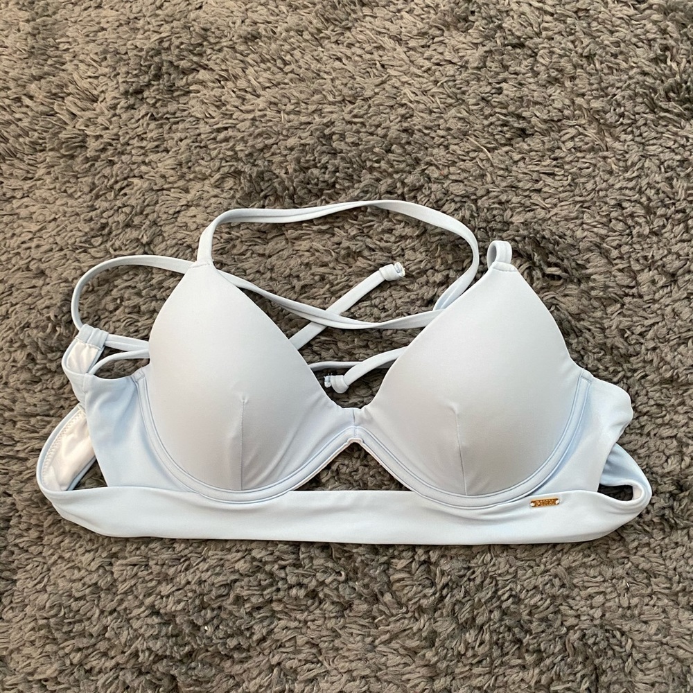 Light blue bikini top from VS Pink